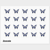 Honduras Frack Butterfly Flag Sticker (Blatt)