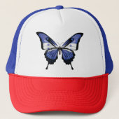 Honduras Frack Butterfly Flag Sticker Truckerkappe (Vorderseite)