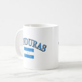 Honduras-Fußballentwurf Kaffeetasse (Vorderseite Links)