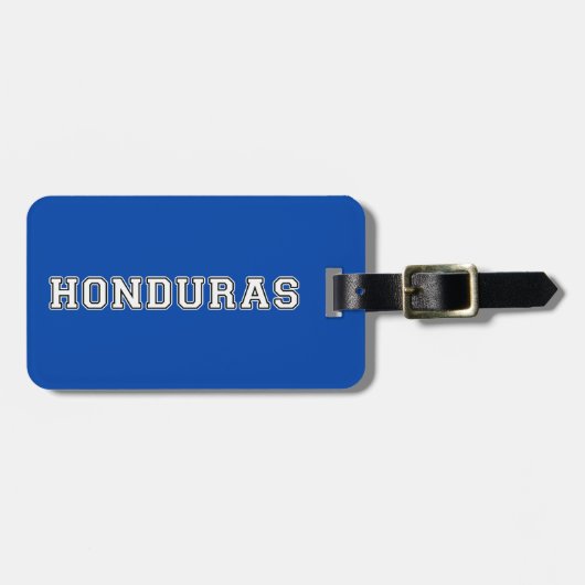 Honduras Gepäckanhänger (Vorderseite horizontal)