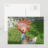 Honduras-Hahn Postkarte (Vorne/Hinten)