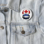 Honduras Honduran Canadian Tree Roots Flag Button (Beispiel)