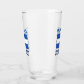 Honduras Honduran Flag Blue Personalization Glas (Rechts)