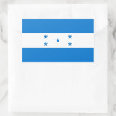 honduras/honduranische Flagge Rechteckiger Aufkleber (Tasche)