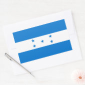 honduras/honduranische Flagge Rechteckiger Aufkleber (Umschlag)