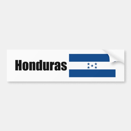 Honduras, Hondurian Flagge Autoaufkleber (Vorne)