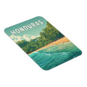 Honduras Illustration Travel Art Vintage Magnet (Rechte Seite)
