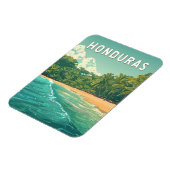 Honduras Illustration Travel Art Vintage Magnet (Linke Seite)