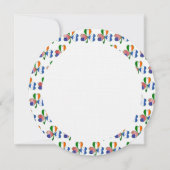 Honduras Irish American Kleeblatt Birthday Einladung (Rückseite)