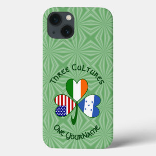 Honduras Irland USA Kleeblatt Flagge Personalisier Case-Mate iPhone Hülle