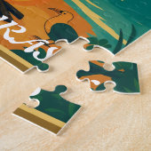  Honduras ISLAS DE ROATAN Retro poster Puzzle (Seite)