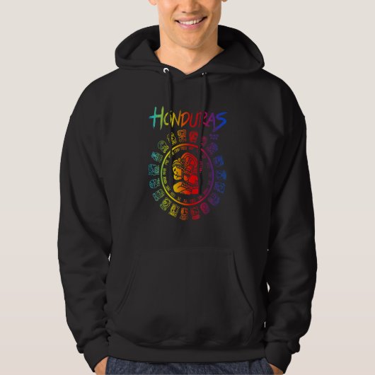 Honduras Kalender Hoodie (Vorderseite)