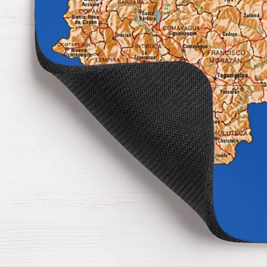 Honduras-Karte Mousepad (Ecke)