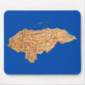 Honduras-Karte Mousepad (Vorne)
