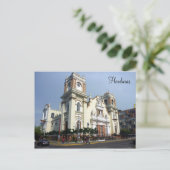 honduras Kathedrale Postkarte (Stehend Vorderseite)