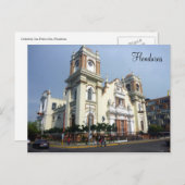 honduras Kathedrale Postkarte (Vorne/Hinten)