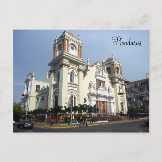 honduras Kathedrale Postkarte (Vorderseite)