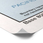 Honduras Map (1985) Lateinamerikanischer Atlas Poster (Ecke)