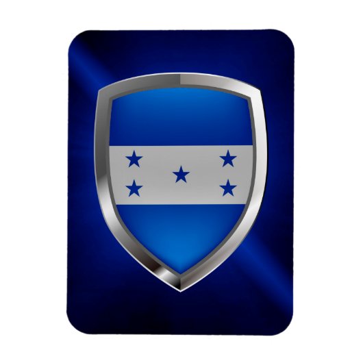 Honduras Metallic Emblem Magnet (Vertikal)