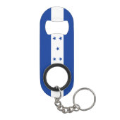 Honduras National Pride Patriotic Mini Flaschenöffner (Rückseite)