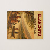  Honduras Olanchito Retro poster Puzzle (Horizontal)