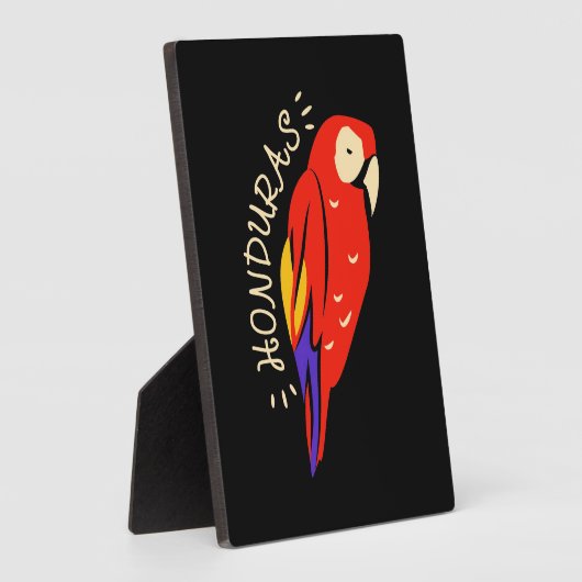 Honduras Parrot Fotoplatte (Seite)