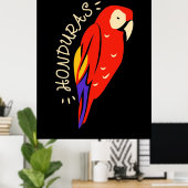 Honduras Parrot Poster (Heimbüro)