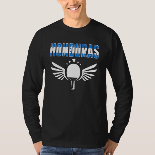 Honduras Ping Pong Honduran Table Tennis Support T-Shirt (Vorderseite)