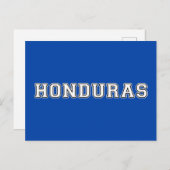 Honduras Postkarte (Vorne/Hinten)