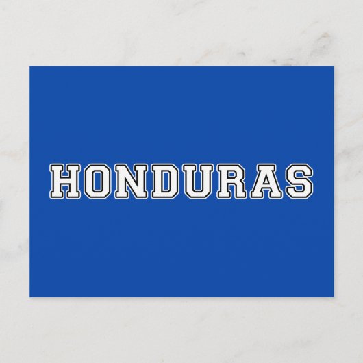 Honduras Postkarte (Vorderseite)