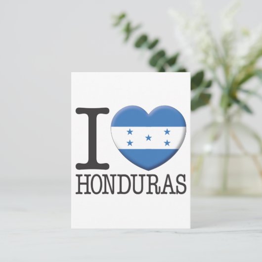 Honduras Postkarte (Stehend Vorderseite)