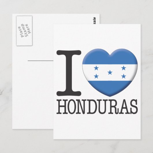 Honduras Postkarte (Vorne/Hinten)