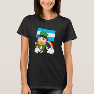 Honduras Proud Honduran Flag St Patricks Day Lepr T-Shirt