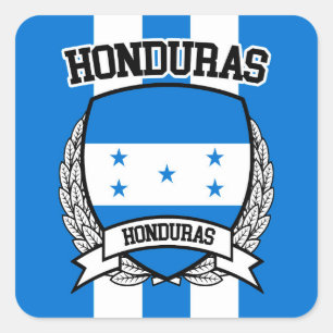 Honduras Quadratischer Aufkleber