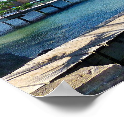 Honduras - Roantan Beach Poster (Ecke)