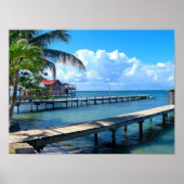 Honduras - Roantan Beach Poster (Vorne)