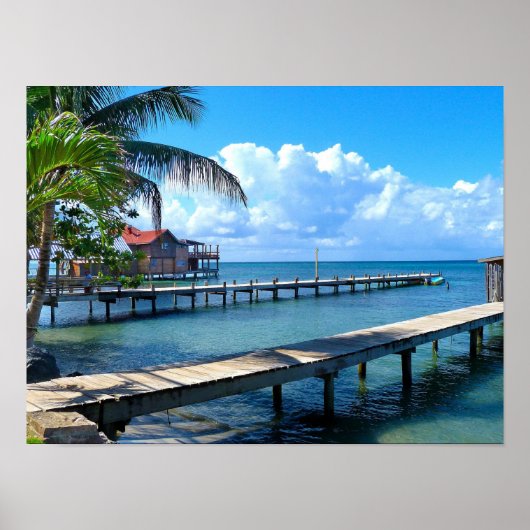 Honduras - Roantan Beach Poster (Vorne)