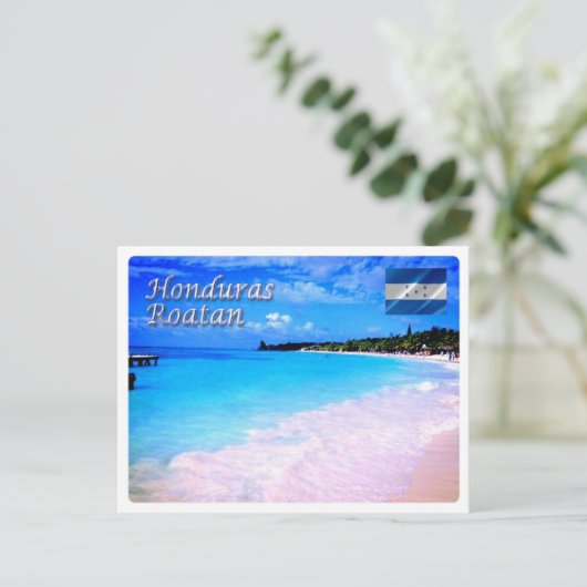 Honduras - Roatan - Bay Islands - Postkarte (Stehend Vorderseite)