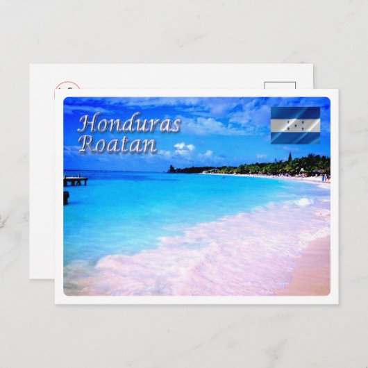 Honduras - Roatan - Bay Islands - Postkarte (Vorne/Hinten)