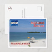 Honduras - Roatan - Islas de la Bahia - Postkarte (Vorne/Hinten)
