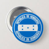 Honduras Round Emblem Button (Vorne & Hinten)