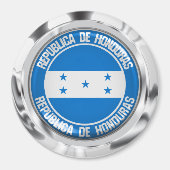 Honduras Round Emblem Magnet (Vorne)