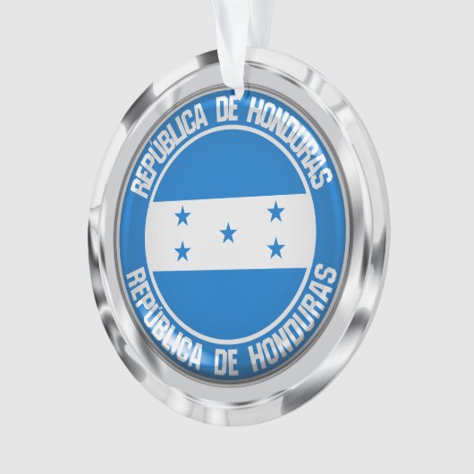 Honduras Round Emblem Ornament (Vorderseite)