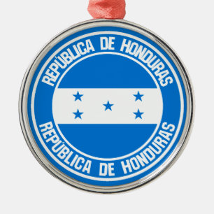 Honduras Round Emblem Ornament Aus Metall