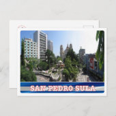 Honduras - San Pedro Sula - Postkarte (Vorne/Hinten)