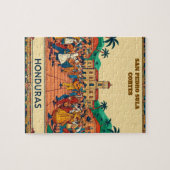 Honduras SAN PEDRO SULA Retro poster Puzzle (Horizontal)