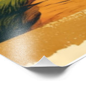  Honduras Santa Barbara Retro poster (Ecke)