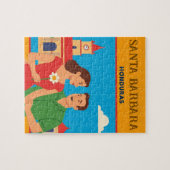  Honduras Santa Barbara Retro poster Puzzle (Horizontal)