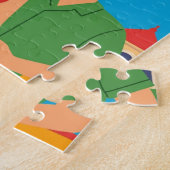  Honduras Santa Barbara Retro poster Puzzle (Seite)