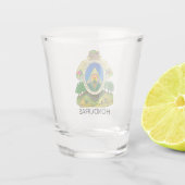 Honduras Schnapsglas (Rückseite)